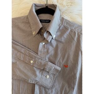 Southern Marsh‎ Men's Small brown gingham EUC